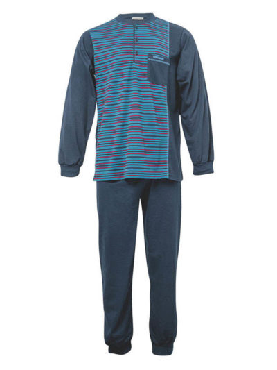 heren pyjama single jersey knoop 114187